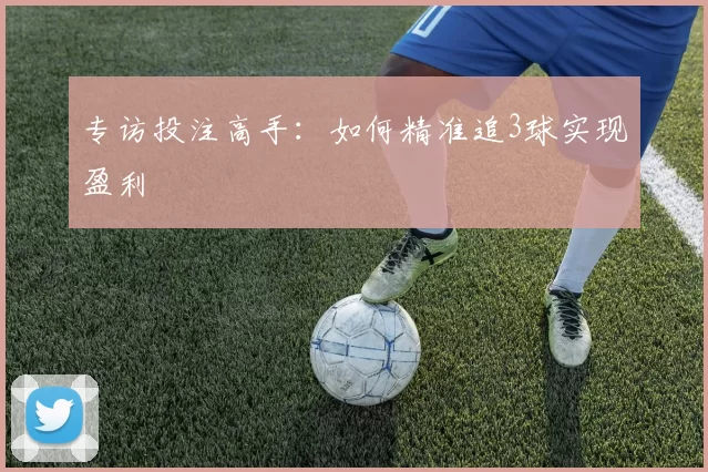 专访投注高手:如何精准追3球实现盈利